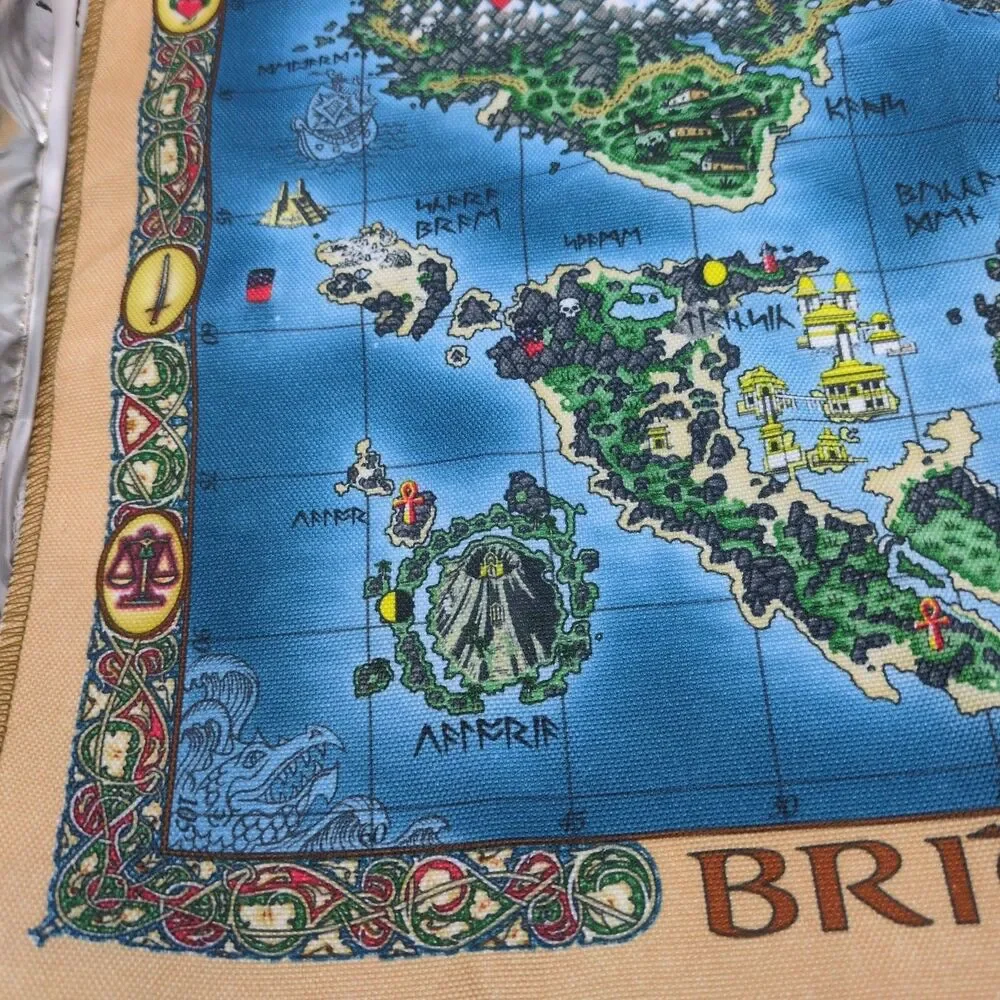 Rare Ultima IX Ascension Cloth Map 15